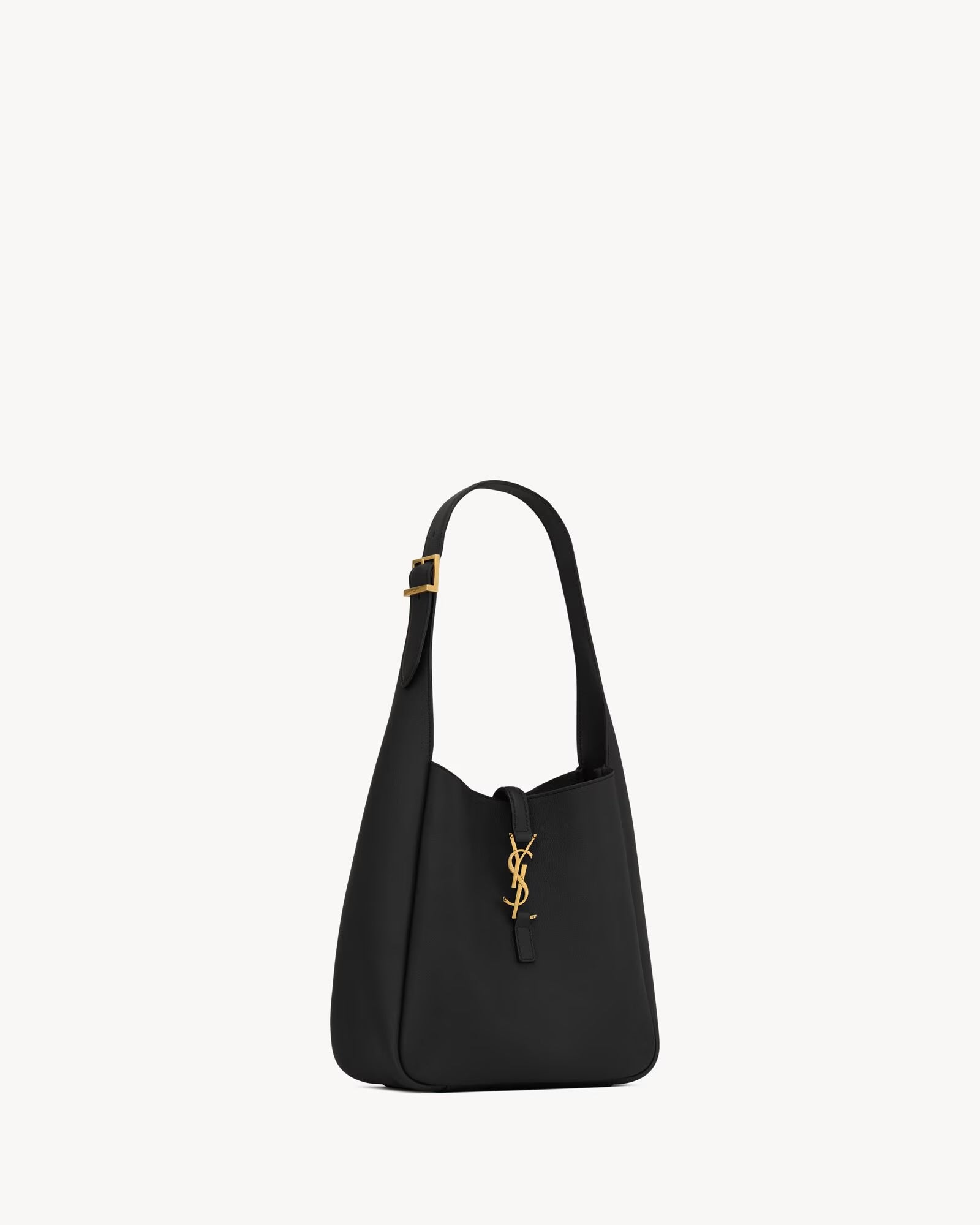 SAINT LAURENT LE 5 À 7 SMALL MORBIDA IN PELLE MARTELLATA