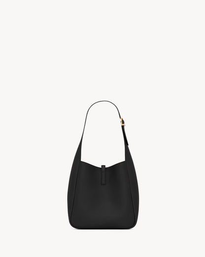 SAINT LAURENT LE 5 À 7 SMALL MORBIDA IN PELLE MARTELLATA