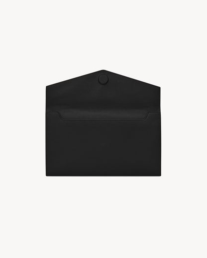 Pochette UPTOWN in pelle goffrata grain de poudre