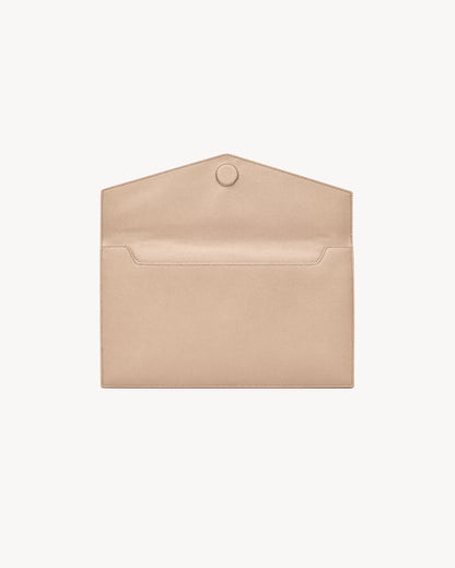 Pochette UPTOWN in pelle goffrata grain de poudre