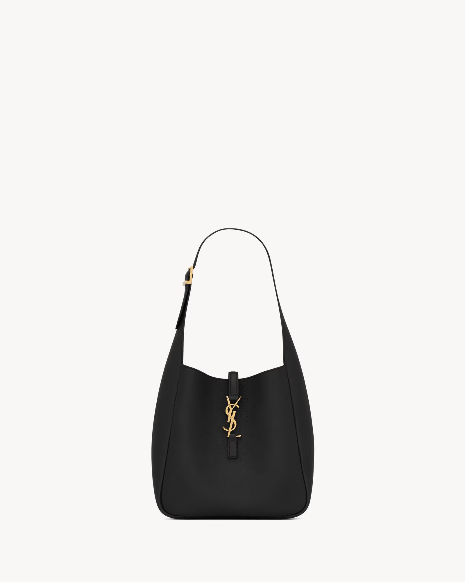 SAINT LAURENT LE 5 À 7 SMALL MORBIDA IN PELLE MARTELLATA