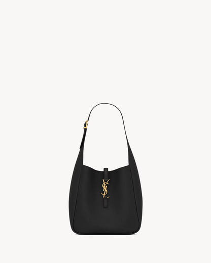 SAINT LAURENT LE 5 À 7 SMALL MORBIDA IN PELLE MARTELLATA